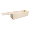 1-fles schuifkist met deksel hout 360 x 115 x 96 mm (5 stuks)