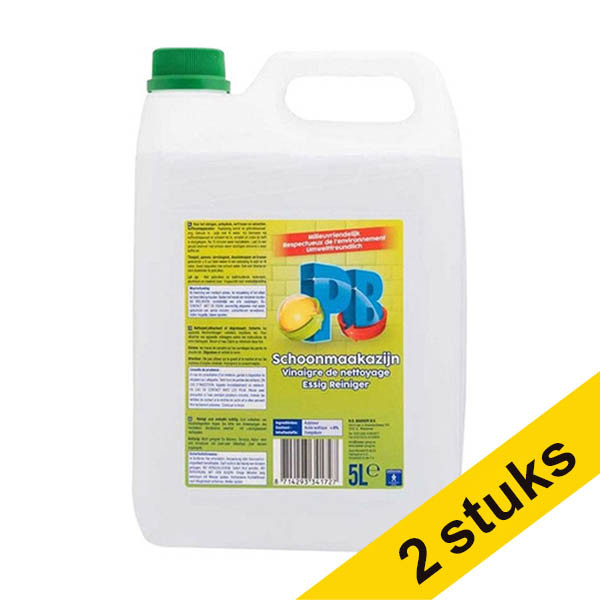 White label Aanbieding: 2x Schoonmaakazijn (5 liter)  SZO00113 - 1