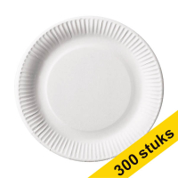 Aanbieding: 3x Conpax Pure wegwerpbord karton wit 23 cm (100 stuks)