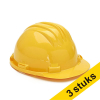 Aanbieding: 3x Veiligheidshelm geel SBU00086 - 1