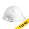 Aanbieding: 3x Veiligheidshelm wit SBU00087 - 1