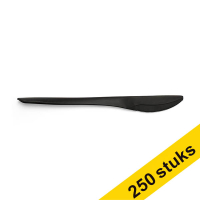 Aanbieding: 5x Conpax Folia herbruikbare mes zwart (50 stuks)