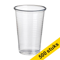 Aanbieding: 5x Wegwerpbeker plastic transparant 300 ml (100 stuks)