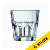Arcoroc Granity glas laag 16 cl (6 stuks)