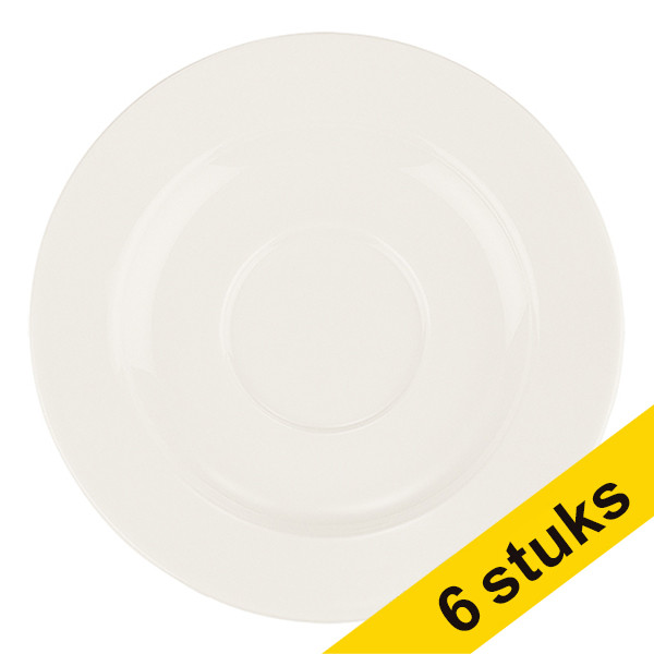 White label Banquet koffieschotel Off white 140 mm (6 stuks) bo11999 404211 - 1