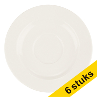 White label Banquet koffieschotel Off white 140 mm (6 stuks) bo11999 404211