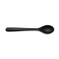 Conpax Folia herbruikbare dessertlepel zwart (50 stuks) 402959