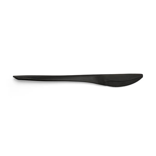 Conpax Folia herbruikbare mes zwart (50 stuks) 402953 - 1