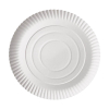 Conpax Pure wegwerpbord karton wit 26 cm (100 stuks) 402967 - 1