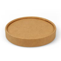 Conpax deksel voor soepbeker bruin kraft (25 stuks) 402985