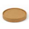 Conpax deksel voor soepbeker bruin kraft (25 stuks)