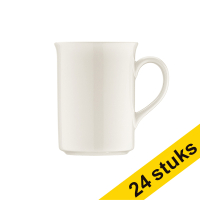 White label Core koffiemok met oor Off white 280cc (24 stuks) bo12093 404205