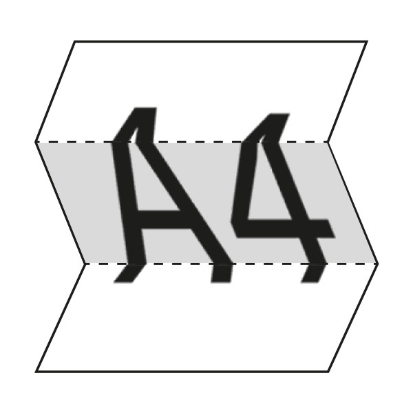 Dienstenvelop wit 110 x 220 mm - EA5/6 venster rechts zelfklevend (500 stuks) 209018 - 2