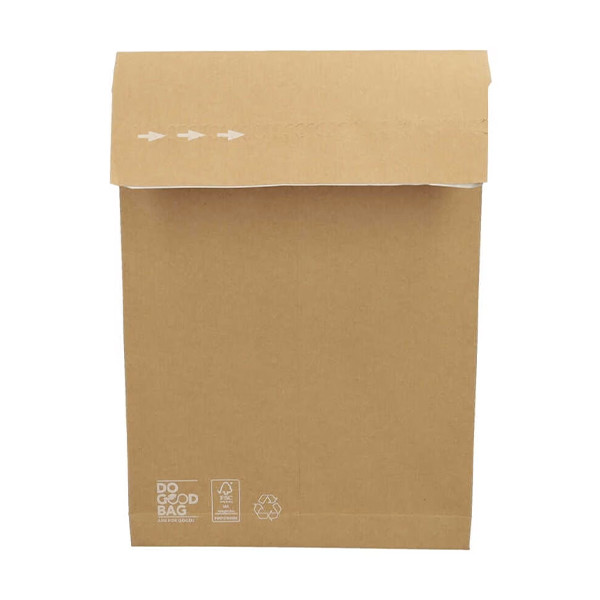 Do Good Bag verzendzak bruin 320 x 430 x 120 mm (100 stuks) 302461 - 1