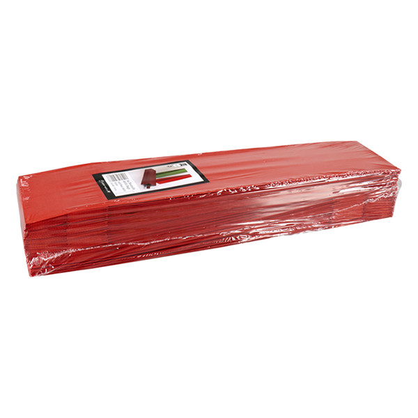 White label Fleszak rood 100 x 400 x 80 mm (250 stuks) 269870 402926 - 3