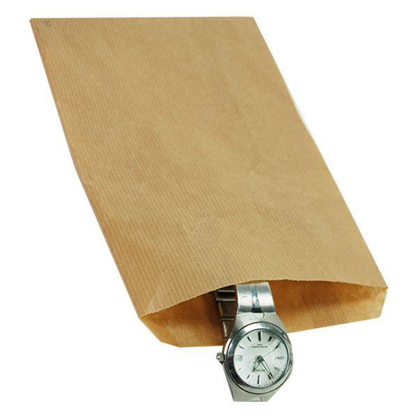 White label Fourniturenzakjes papier bruin onbedrukt 16 x 10,5 cm (1.000 stuks) 260133 402918 - 1