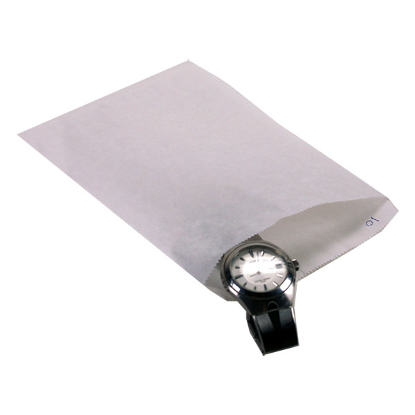 White label Fourniturenzakjes papier wit onbedrukt 16 x 10 cm (1.000 stuks) 260021 402914 - 1