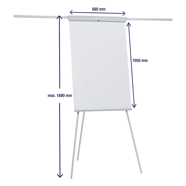 White label Franken Valueline flipover magnetisch staal (uitschuifbaar) EL-FC22 423342 - 3