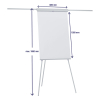 White label Franken Valueline flipover magnetisch staal (uitschuifbaar) EL-FC22 423342 - 3