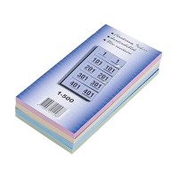 Garderobeblokken assorti nummers van 1 t/m 500 221443