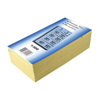 Garderobeblokken geel nummers van 1 t/m 500 221445