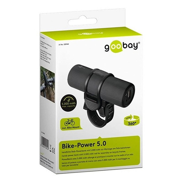 White label Goobay fiets powerbank geschikt voor USB-A en USB-C (5.000 mAh) 60656 K105005164 - 8