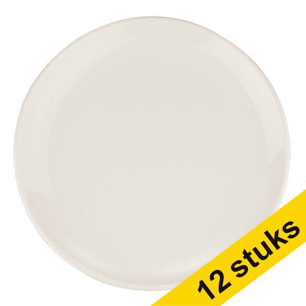 White label Gourmet bord Off white 250 mm (12 stuks) bo11922 404216 - 1