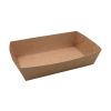 Kartonnen snackbakje A13 bruin 130 x 77 x 35 mm (100 stuks) 423544 - 1