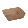 Kartonnen snackbakje A7 bruin 90 x 70 x 35 mm (100 stuks) 423550 - 1