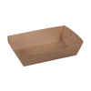 White label Kartonnen snackbakje A9 bruin 120 x 70 x 35 mm (100 stuks) 601402 423552 - 1
