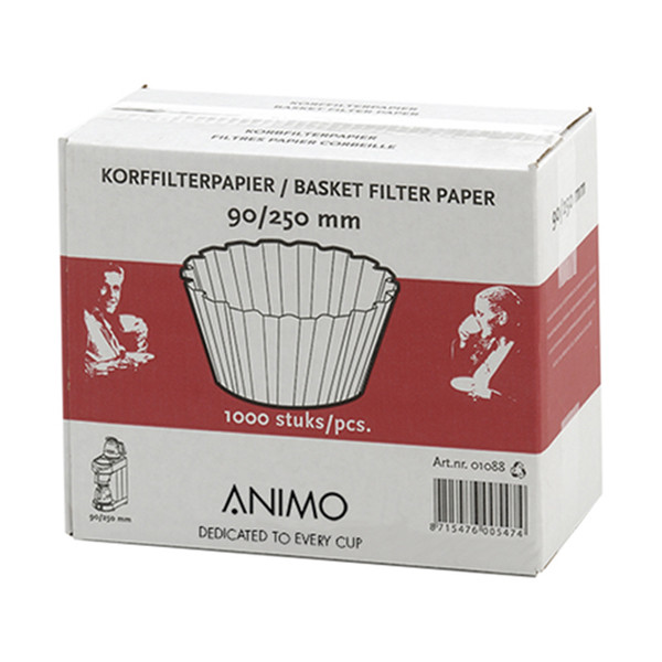 White label Koffiefilters 90/250 wit (1000 stuks) 8659 423076 - 1