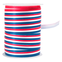Krullint rood, wit, blauw (10 mm x 250 m) 402911