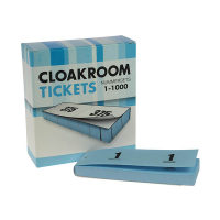 Nummer-/ garderobeblokken blauw 221453