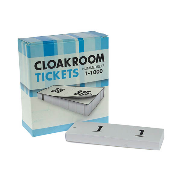 Nummer-/ garderobeblokken wit 221457 - 1