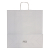 White label Papieren draagtas wit 450 x 480 x 170 mm (100 stuks) 270672 402708 - 2