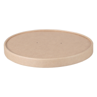 White label Poke bowl deksel kraft 150 mm (50 stuks) 605020 402937