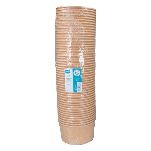 White label Poke bowl rond kraft 1000 ml (50 stuks) 605018 402936 - 4