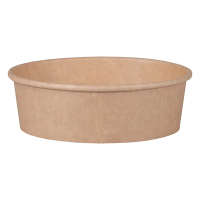 White label Poke bowl rond kraft 500 ml (50 stuks) 605016 402935