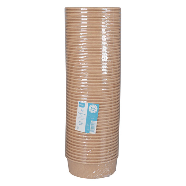 White label Poke bowl rond kraft 500 ml (50 stuks) 605016 402935 - 6
