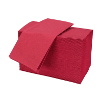 Servet 3-laags 1/8 vouw bordeaux (250 stuks) 423517