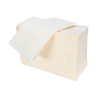 Servet 3-laags 1/8 vouw crème (250 stuks) 423518