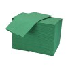 Servet 3-laags 1/8 vouw smaragdgroen (250 stuks) 423516 - 2