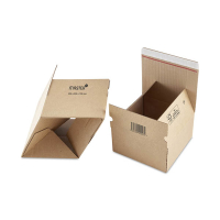 Verzenddoos autolock bruin enkelgolf 1.31 B-golf 160 x 130 x 70 mm (60 stuks) 209754