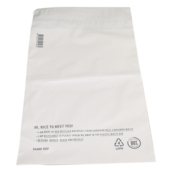 White label Verzendzak gerecycled plastic 250 x 350 mm (500 stuks) 923594 402740 - 2