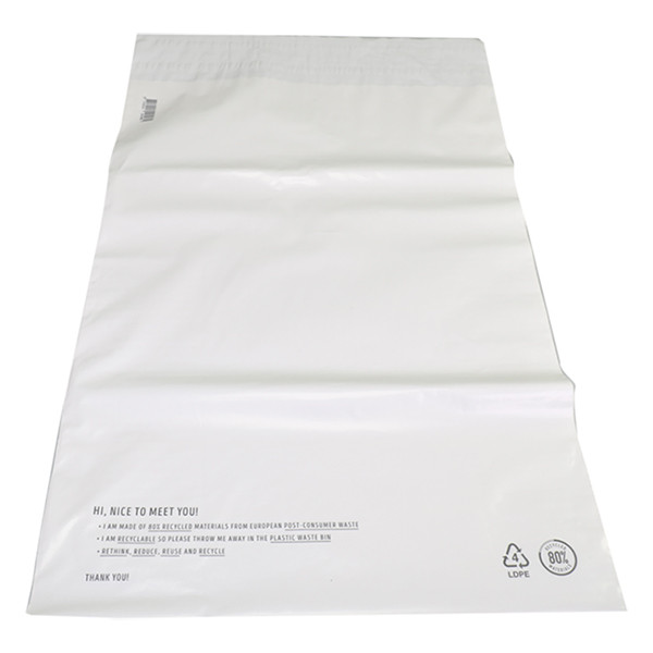 White label Verzendzak gerecycled plastic 400 x 560 mm (350 stuks) 923598 402742 - 2