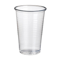 Wegwerpbeker plastic transparant 500 ml (50 stuks) 402997