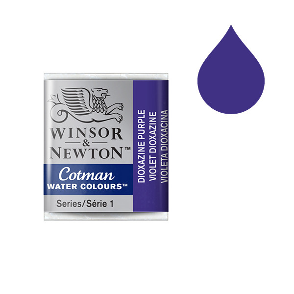 Winsor & Newton Cotman aquarelverf 231 dioxazine violet (halve nap) 301231 410478 - 1
