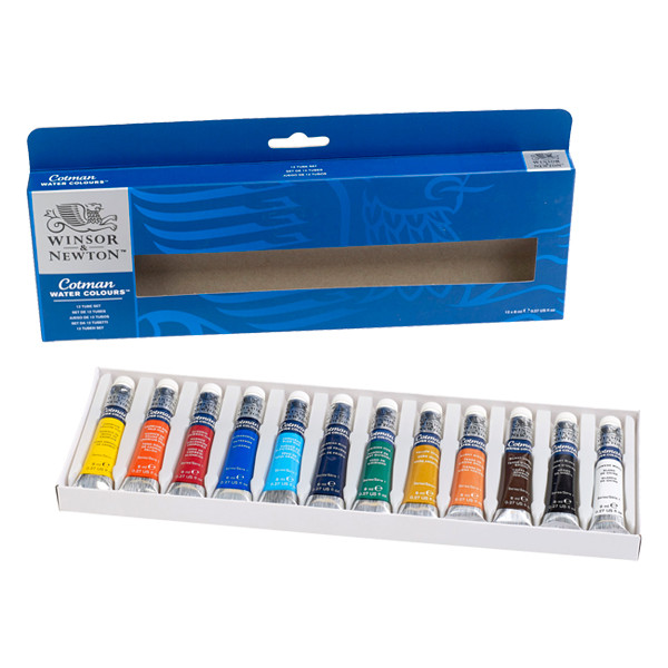 Winsor & Newton Cotman aquarelverf tubes 8 ml (12 stuks) 390636 410508 - 1