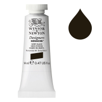 Winsor & Newton Designers gouache 331 ivory black (14 ml) 362128