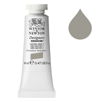 Winsor & Newton Designers gouache 436 neutral grey (14 ml) 0605436 410661